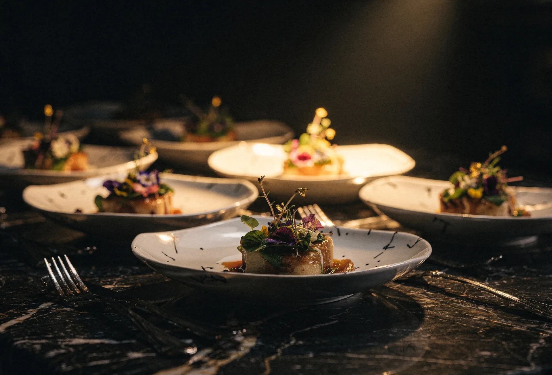 Alta gastronomia Buffet Amalfi São Paulo — mise en place premium